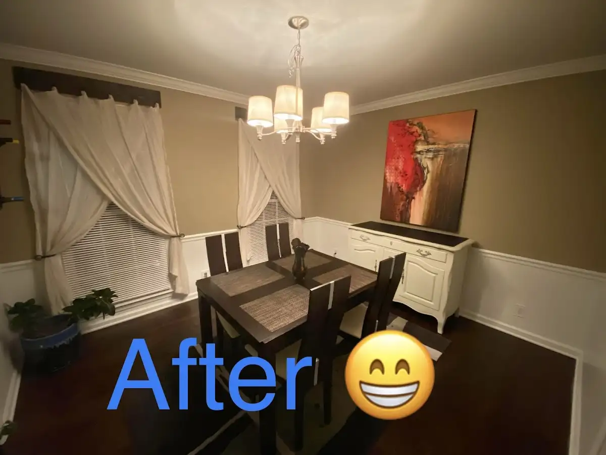 Professional dining room restoration after water damage in Bridge City